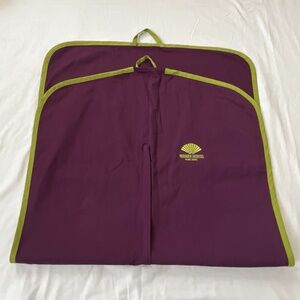 Mandarin Oriental Hong Kong Garment Bag Purple
